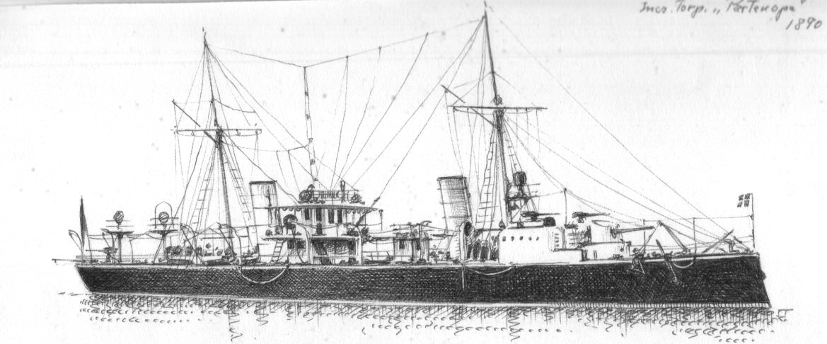 1890 - Incrociatore torpediniera 'Partenope'